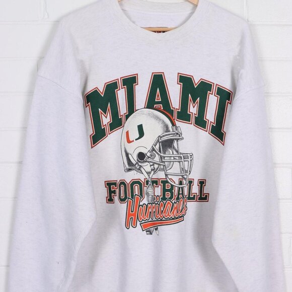 Dominique
B Other - Miami Hurricanes NCAA Mascot Logo College Football Fan Sweatshirt